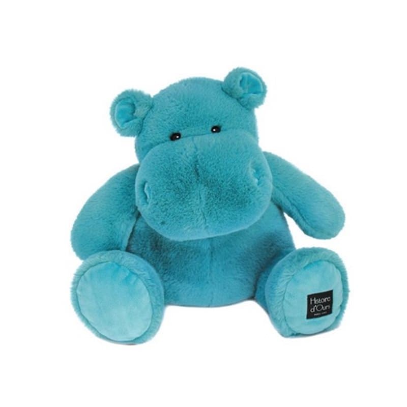 Doudou Hippopotame UNITED vert emeraude 40 cm - Image 1