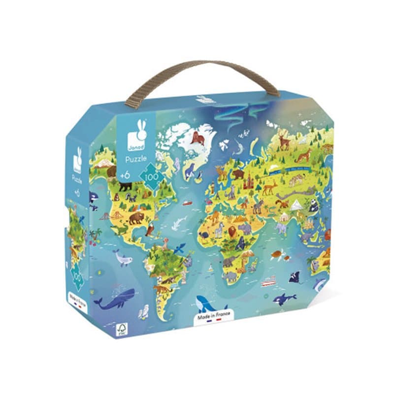 Puzzle autour du monde 100 pieces - Image 1