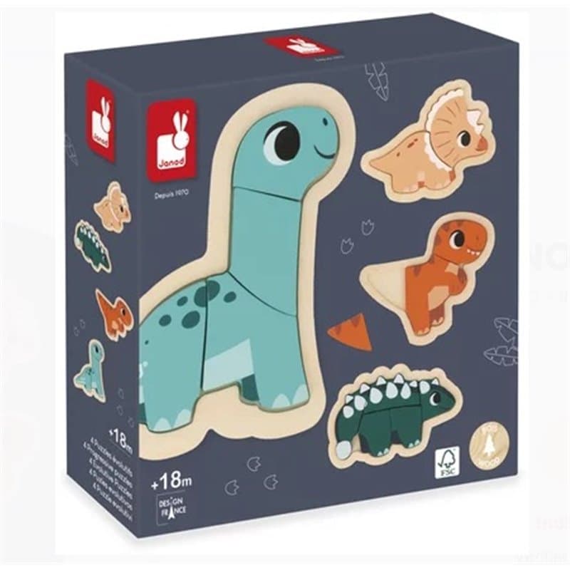 Puzzle Dino - 4 puzzles evolutifs - Image 1