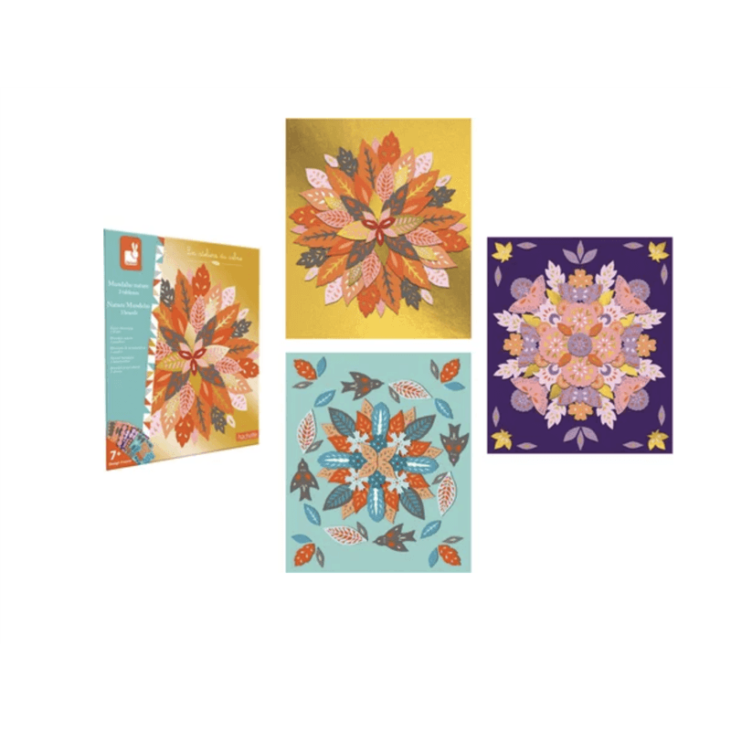 Mandalas nature - Trois tableaux - Image 1