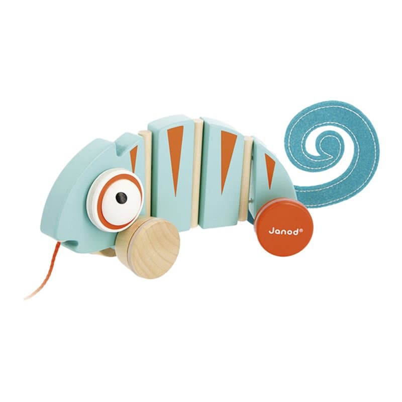 Tropik cameleon en bois a tirer - Image 1