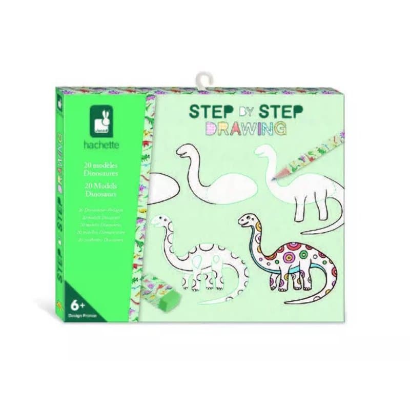Step by step Drawing 20 modeles dino - Image 1