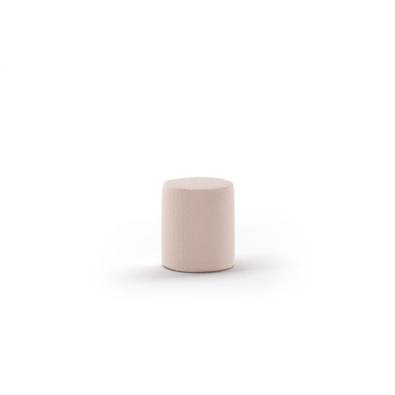 Moon Pouf Boucle - en Rose - Image 1