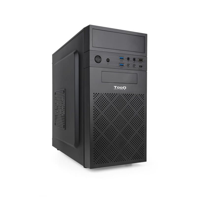 TooQ TQC-4701U3C-B unité centrale Mini Tower Noir - Image 1