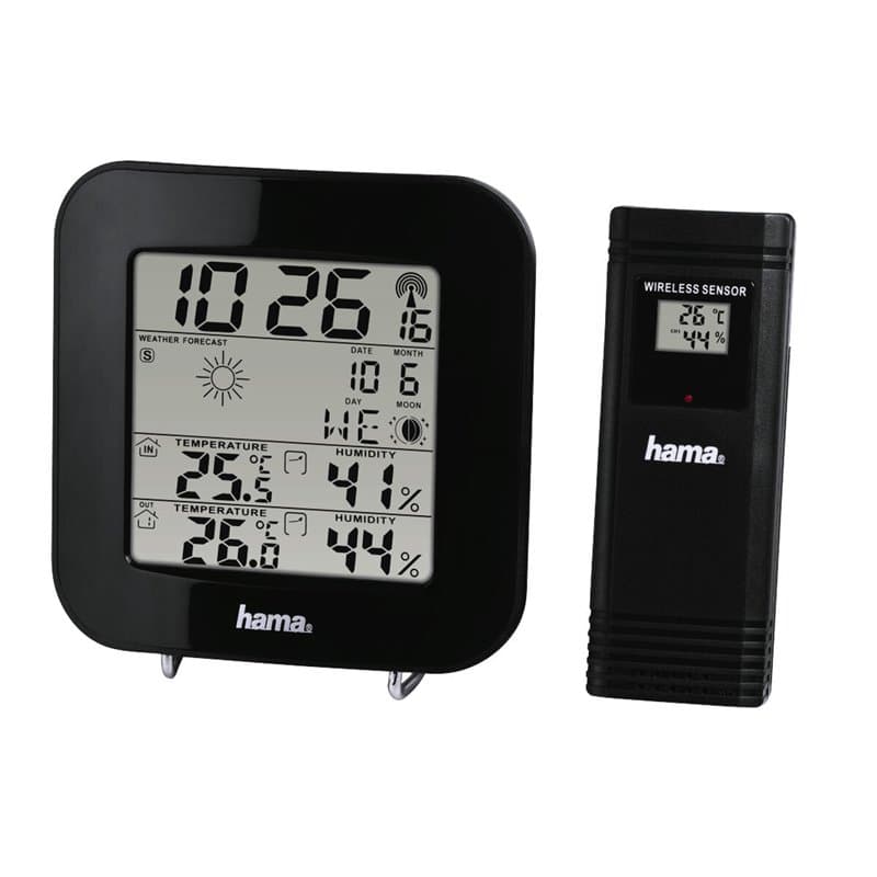 Hama EWS-200 Noir Batterie - Image 1