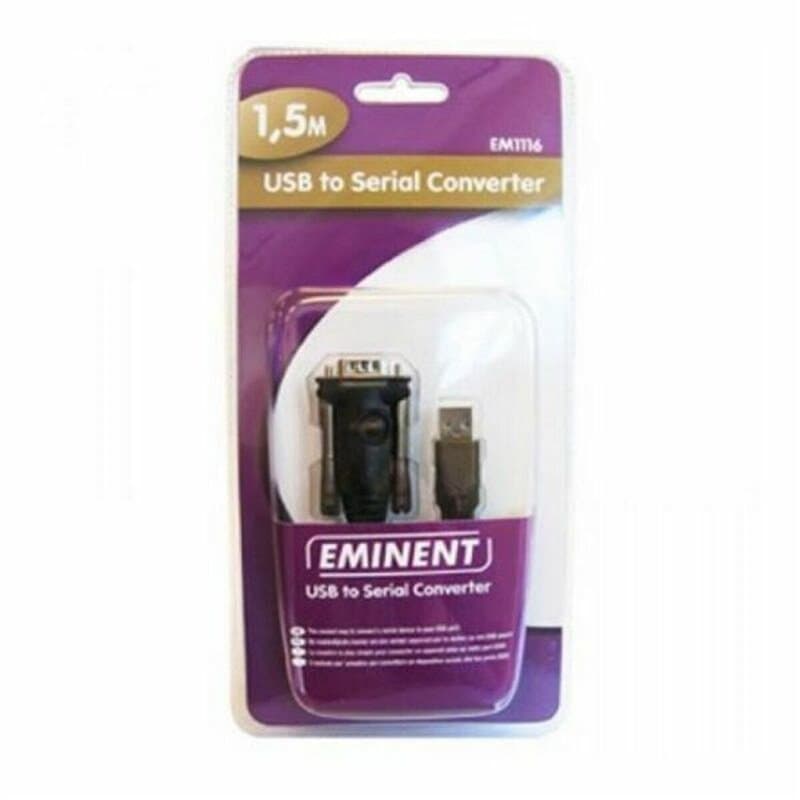 Ewent EW1116 câble Série Noir 1,5 m USB 9 Sub-D - Image 1