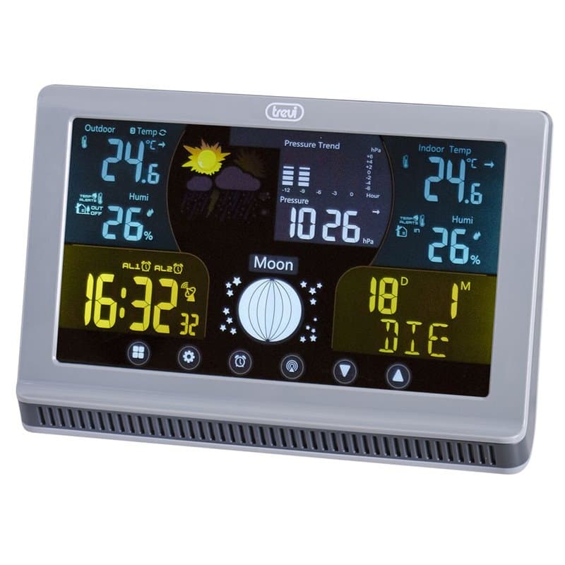 Trevi ME 3P70 RC Gris LCD Batterie DC - Image 1
