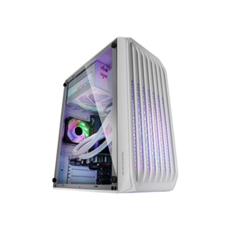 Mars Gaming MCS2W unité centrale Mini Tower Blanc - Image 1