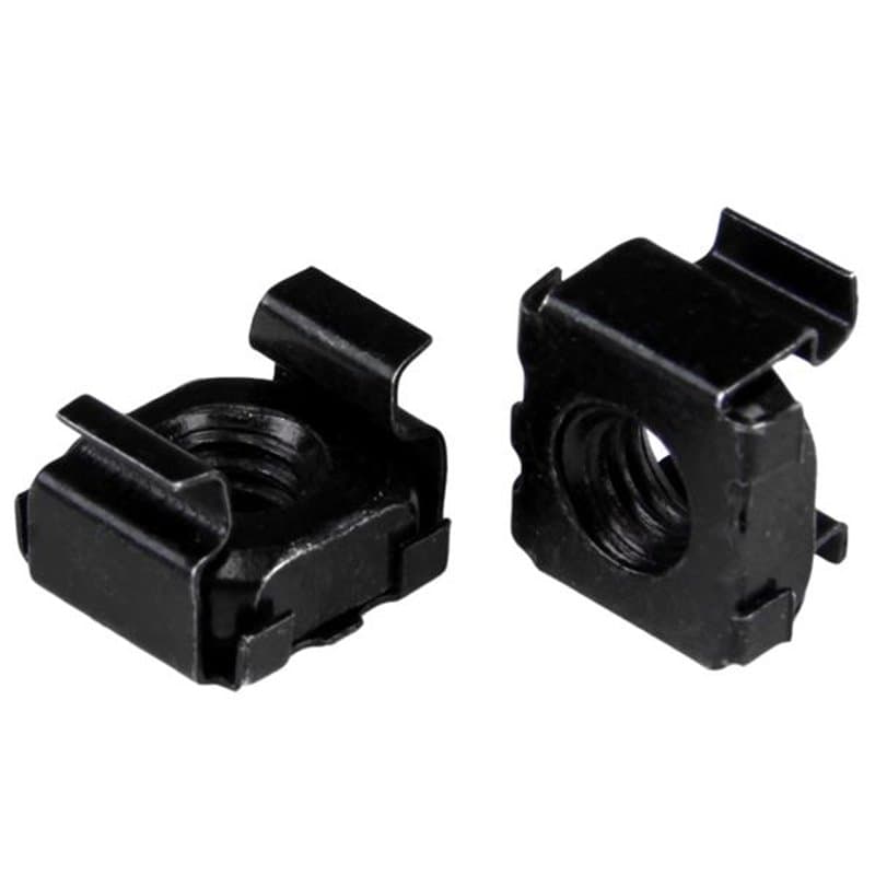 StarTech.com Paquet de 100 écrous cages M5 - Noir - Image 1