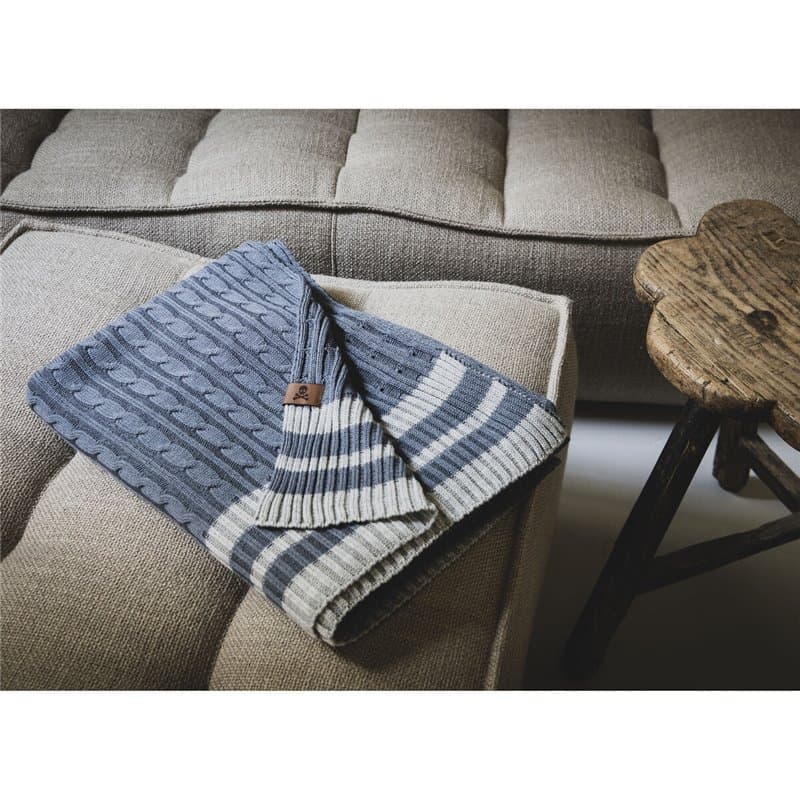 Couverture Scalpers Bleu Gris 140 x 190 cm - Image 1