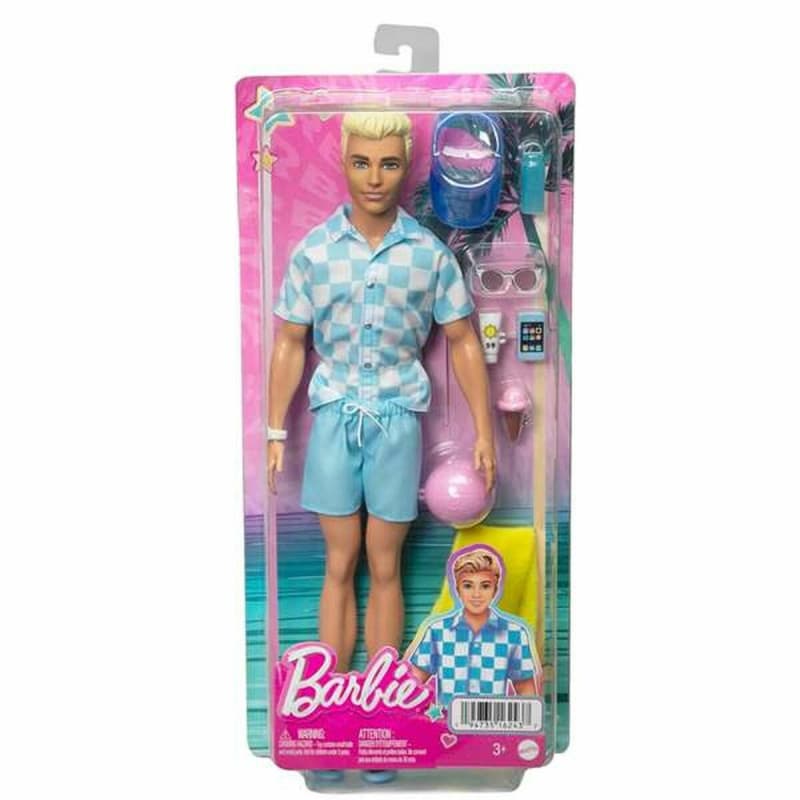 Barbie Poupée Ken Plage - Image 1