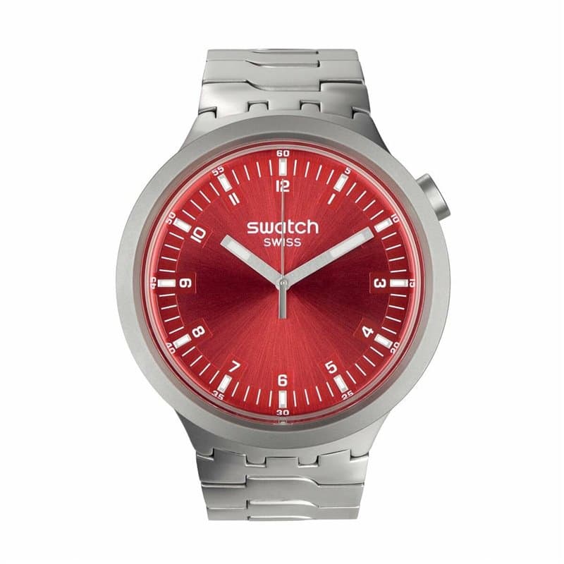 Montre Unisexe Swatch SB07S104G Noir Argenté - Image 1