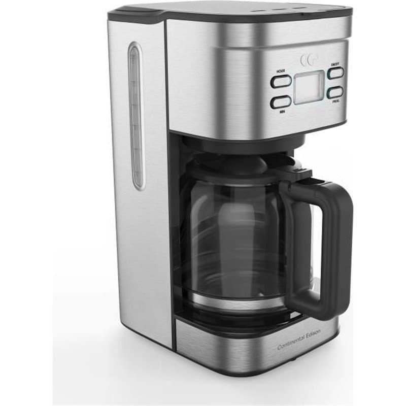 Cafetiere filtre programmable CONTINENTAL EDISON Inox - Image 1