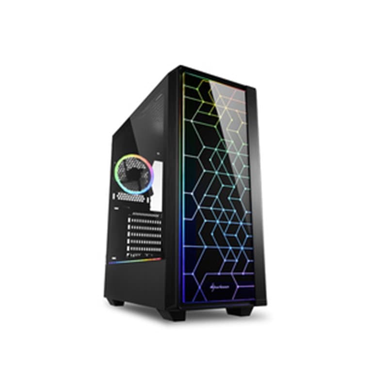 Sharkoon RGB LIT 100 Midi Tower Noir - Image 1