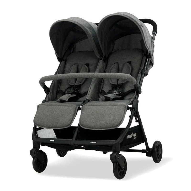 Poussette Double Henry Gris - Image 1