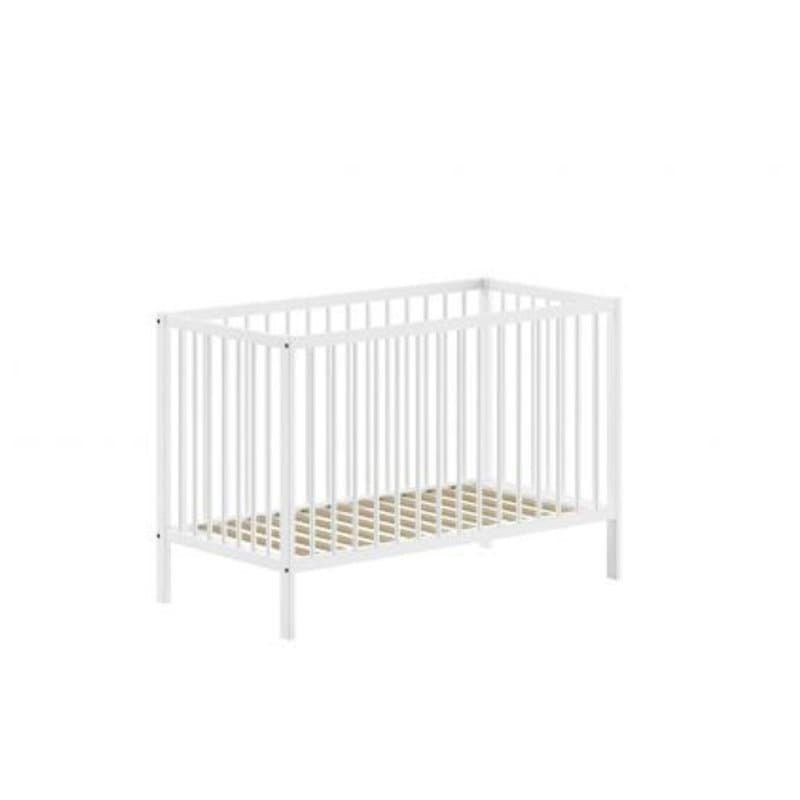 Lit Bébé Dino 60x120 Cm Blanc - Image 1