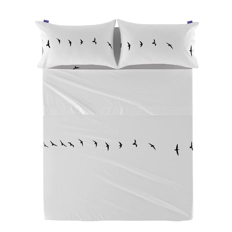 Drap HappyFriday Blanc Trip Multicouleur 260 x 270 cm - Image 1