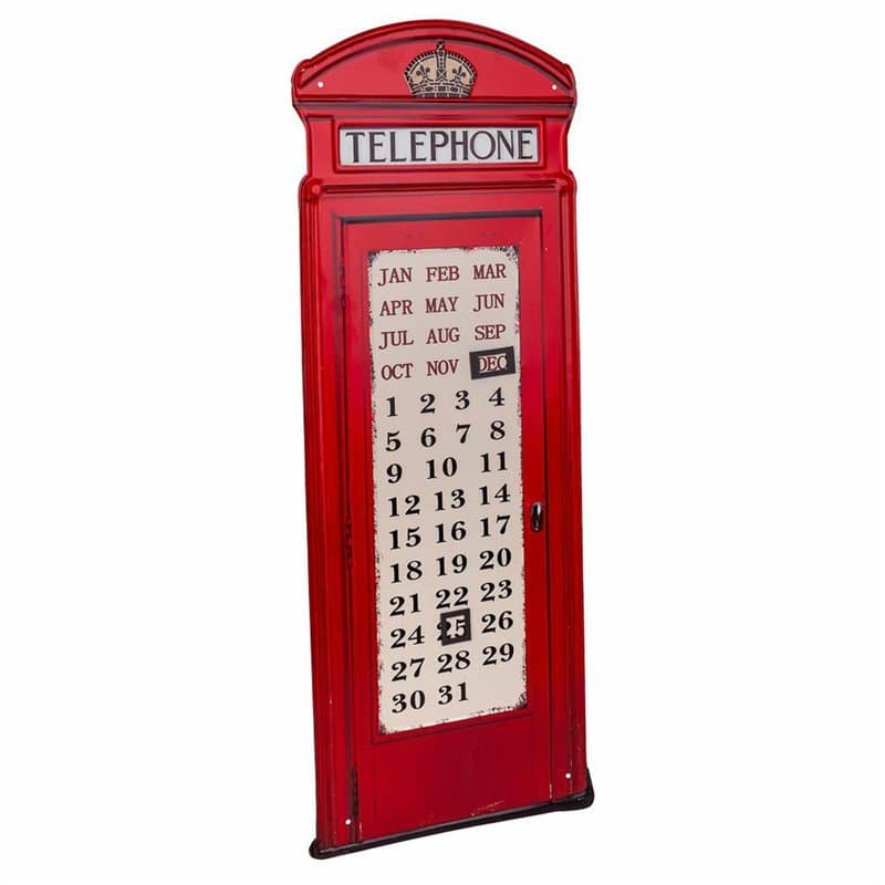 Plaque Murale Alexandra House Living Telephone Fer - Image 1