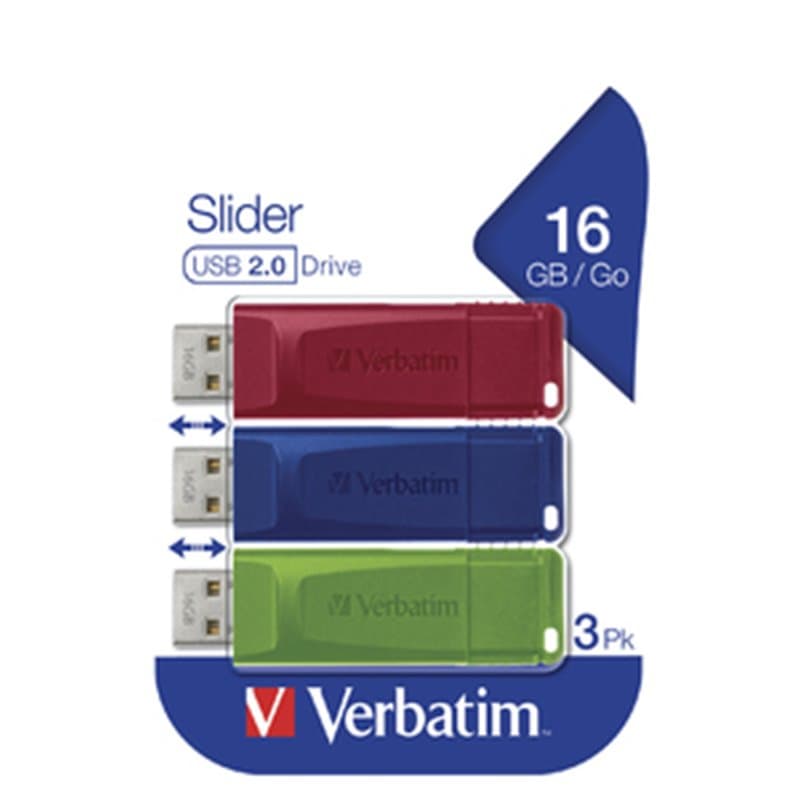 Verbatim Clé USB - Multipack de 16 Go - Image 1