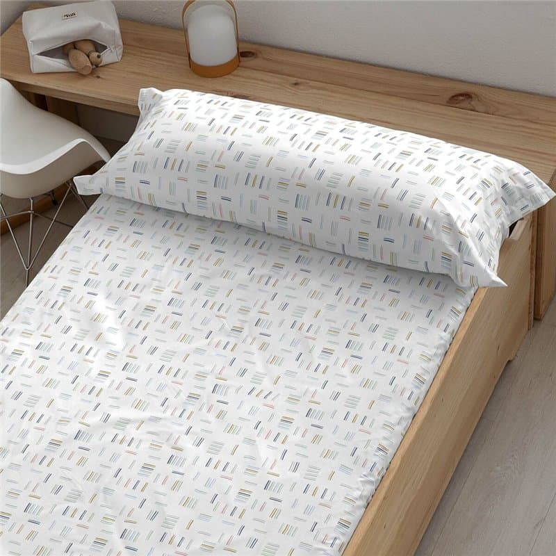 Drap housse Kids&Cotton Italo Multicouleur 60x120cm - Image 1