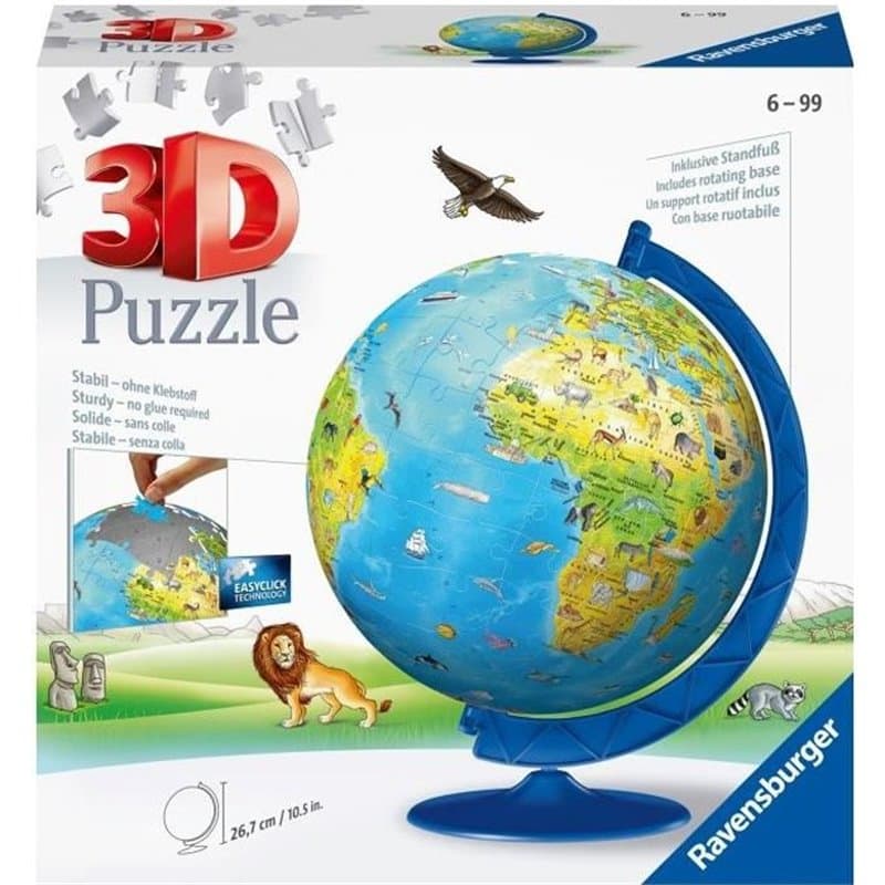 Ravensburger Puzzle 3D Globe 180 p - Image 1