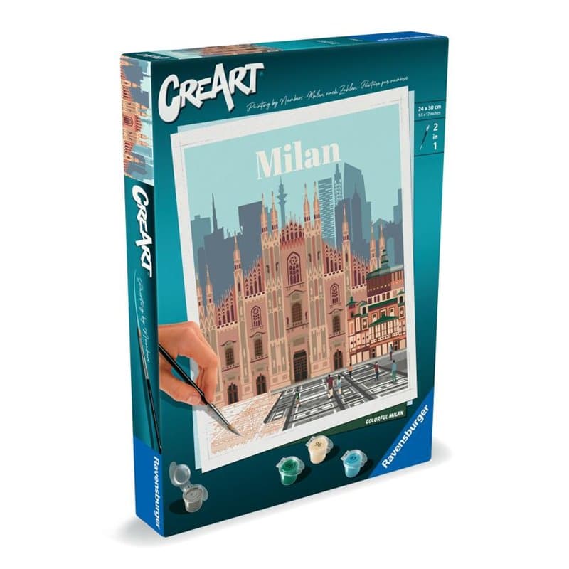 Creart 24x30 cm milan peinture - Image 1