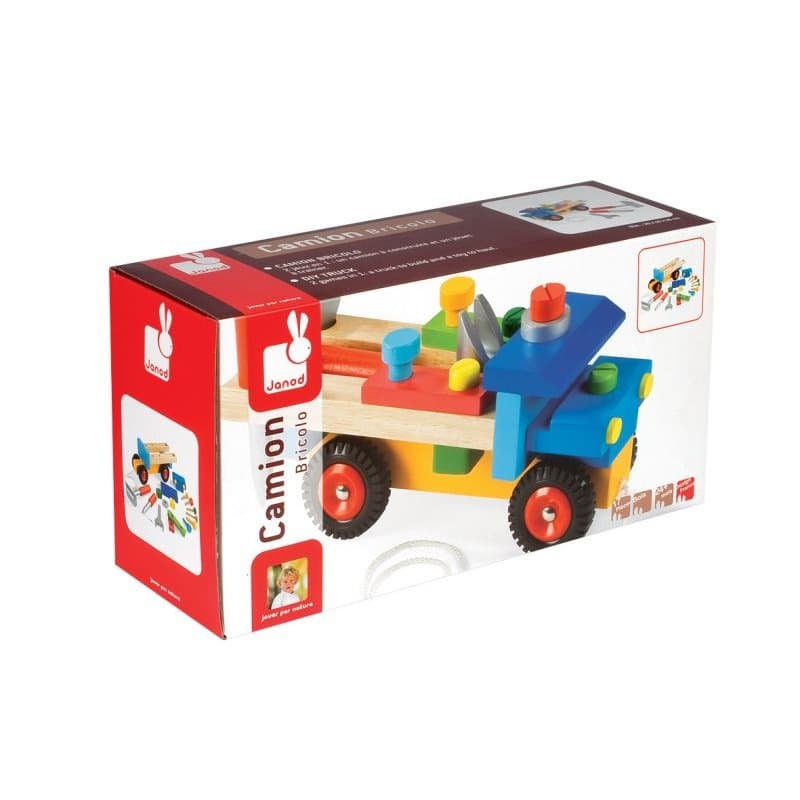 Jeux de construction - camion bricolage en bois - Image 1
