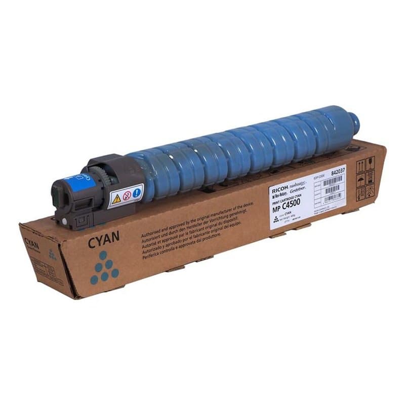 Toner original Ricoh MPC4500E Cyan - Image 1