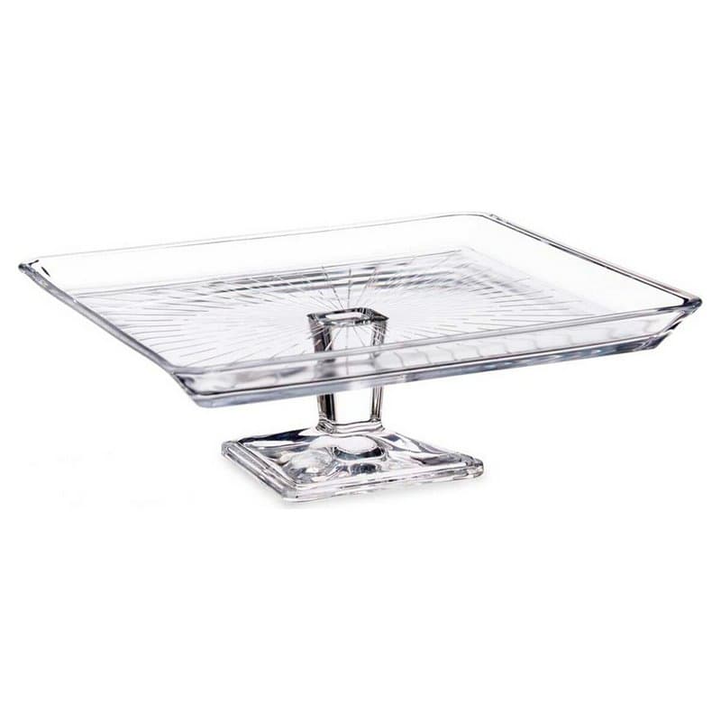 Plat à tarte Madlen Verre Transparent (23,7 x 8 x 23,7 cm) - Image 1