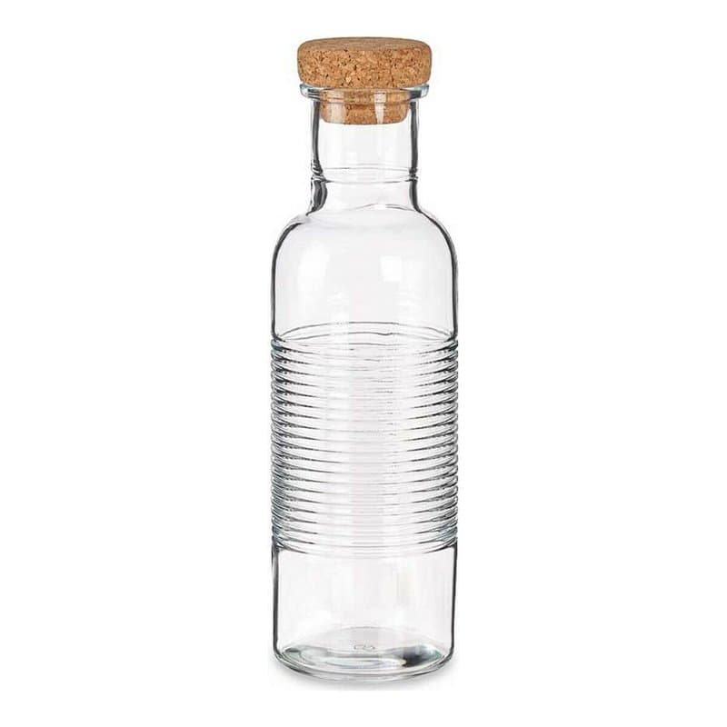 Bouteille Hoop Transparent 1,07 L Naturel Liège verre - Image 1