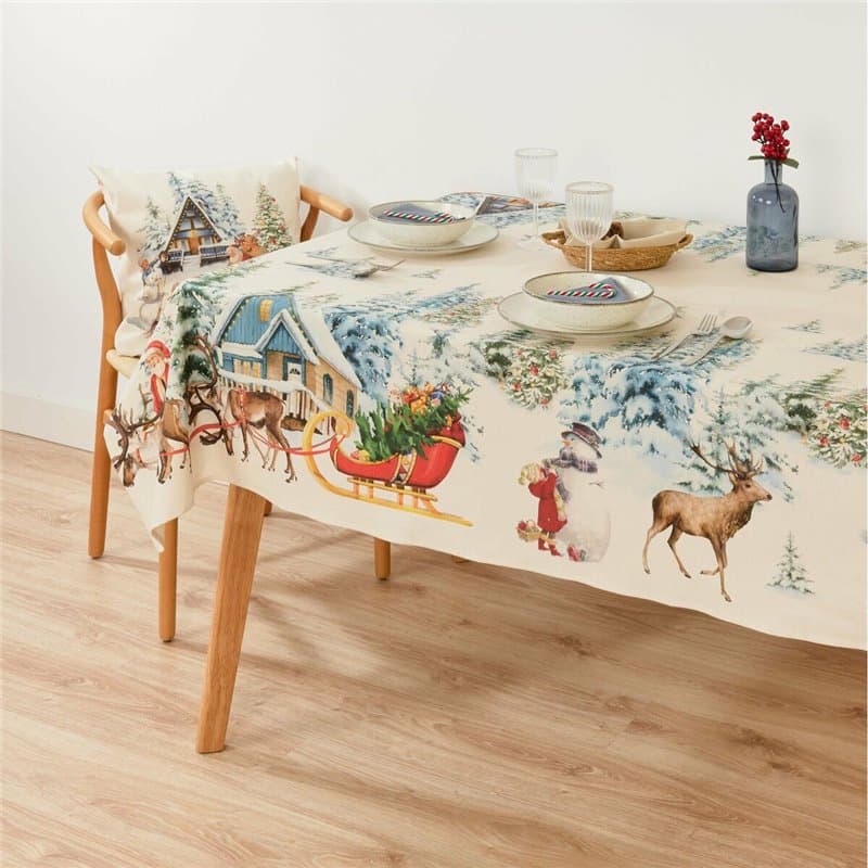 Nappe antitache Belum Christmas Landscape 200 x 155 cm - Image 1