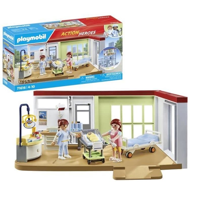 PLAYMOBIL - 71616 - Chambre de maternité - Image 1