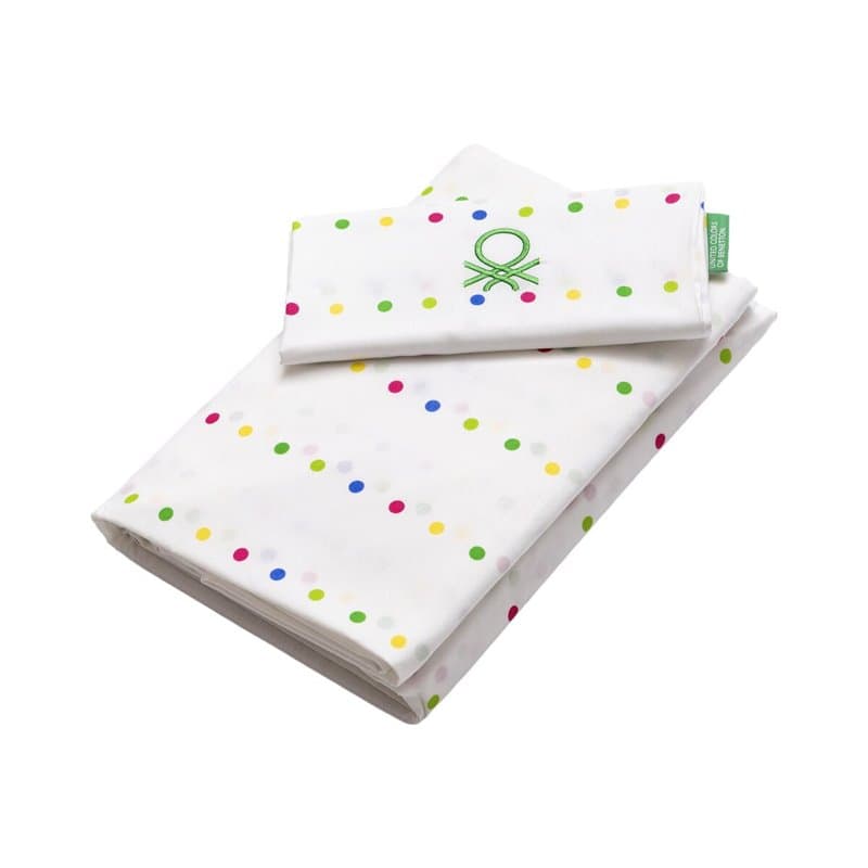 Jeu de draps Benetton RAINBOW 4 Pièces - Image 1