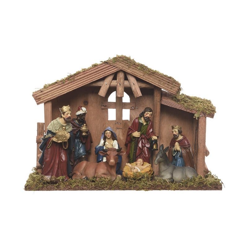 Crèche de Noël Métal - Image 1