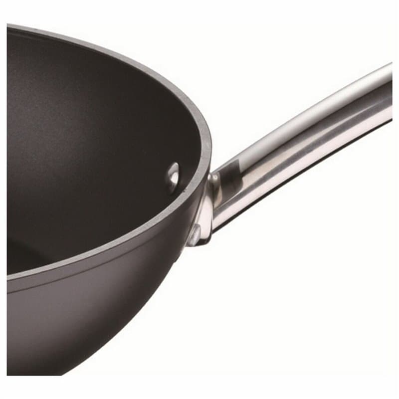 Wok Masterpro Noir Aluminium Aluminium forgé (Ø 28 cm) - Image 1