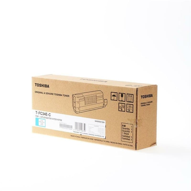 Toner Toshiba T-FC34EC Cyan - Image 1