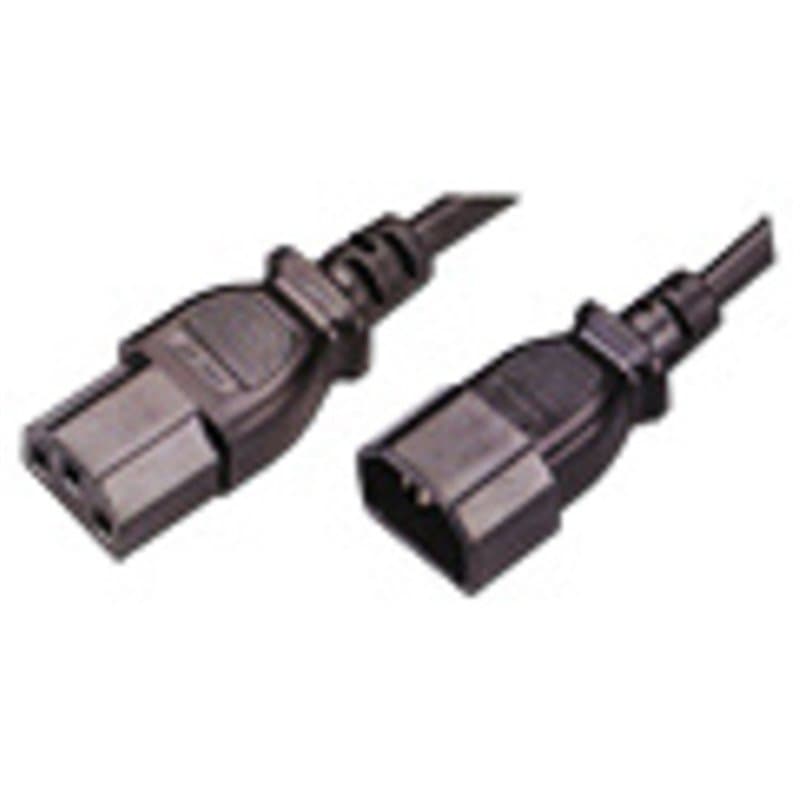 MCL Cable Electric male/female 3m Noir - Image 1