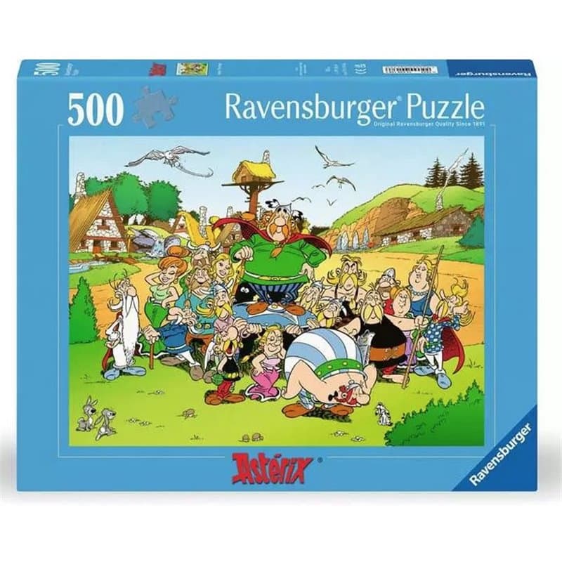 500p puzzle Asterix au village - Image 1