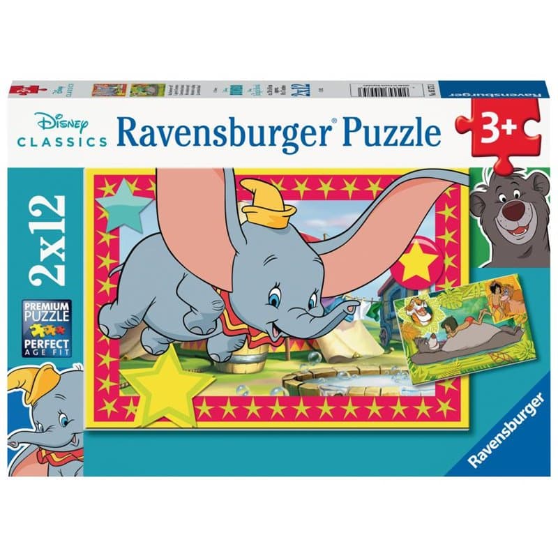 Ravensburger Puzzles 2x12 p - L'appel de l'aventure - Image 1