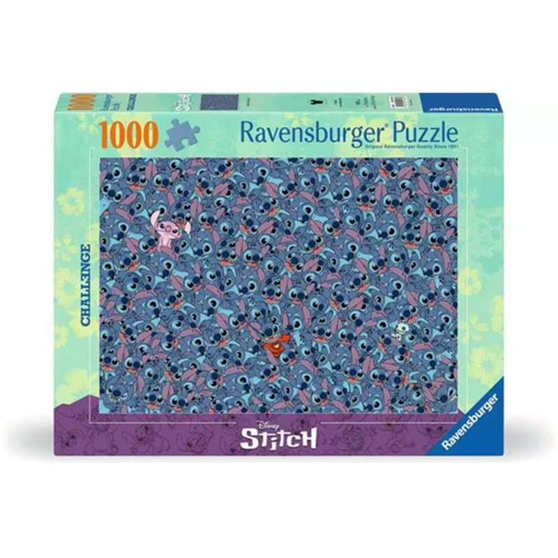 Puzzle 1000 p Stitch Challenge - Disney - Image 1