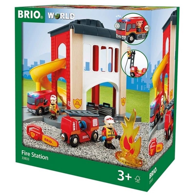 33833 Caserne de Pompiers BRIO - Image 1