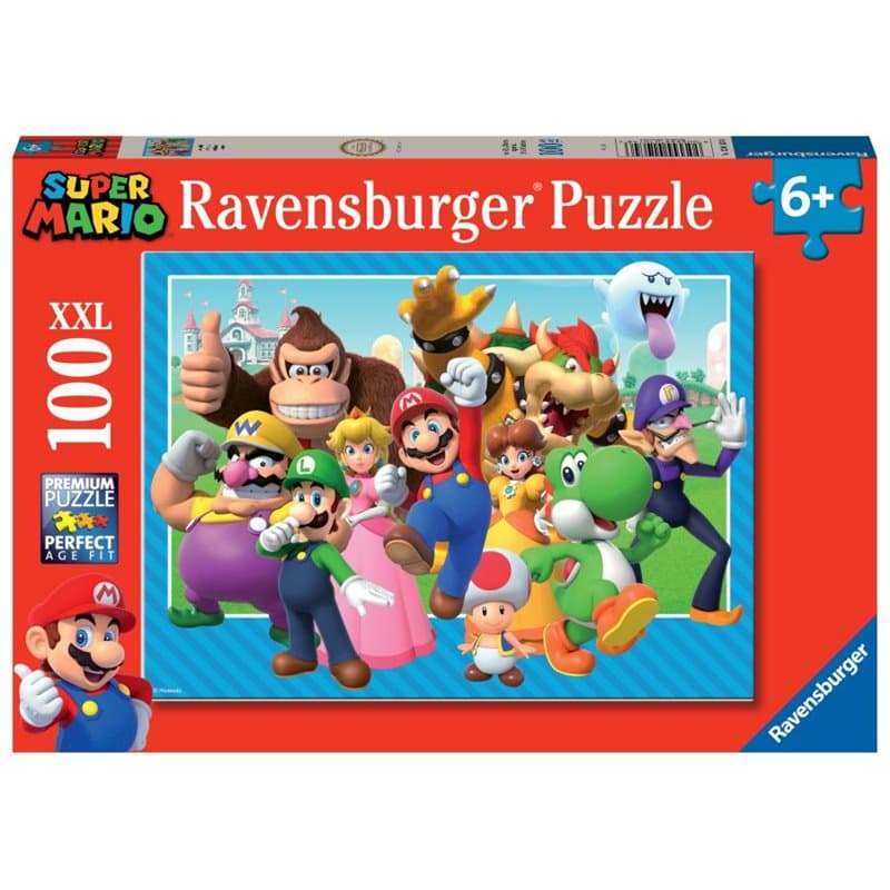 Puzzle 100 p XXL - Let s a go  - Super Mario - Image 1