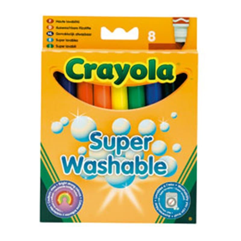8 Feutres a colorier Ultra Lavable - Image 1