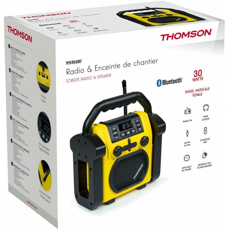 Radio Thomson WKR50BT Jaune - Image 1
