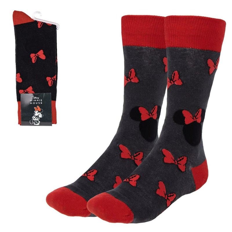 Chaussettes Minnie Mouse Noir (36-43) - Image 1