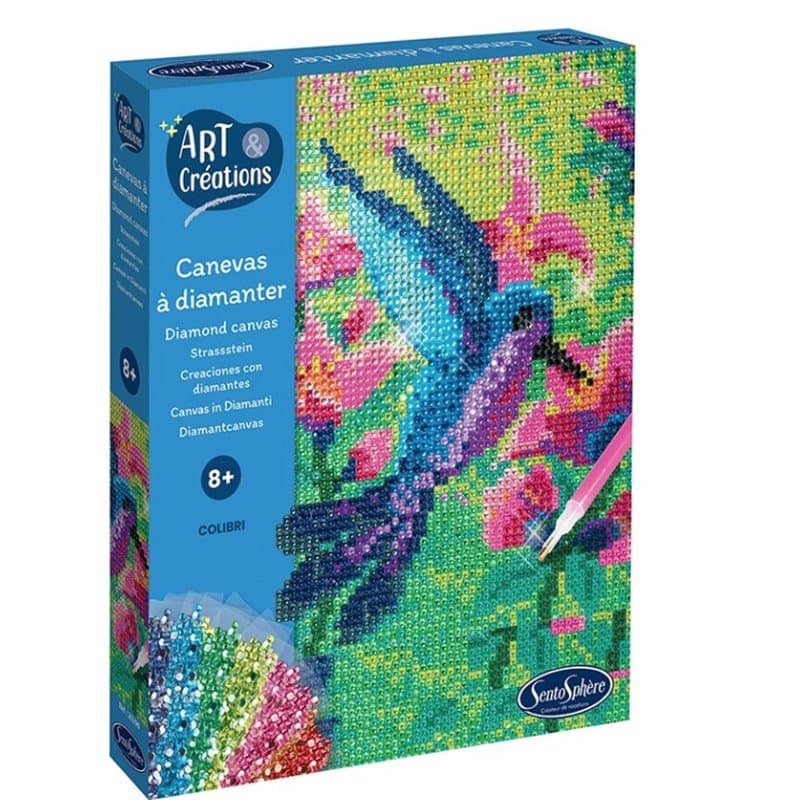 Canevas a diamanter - Colibri - Art et creations - Image 1