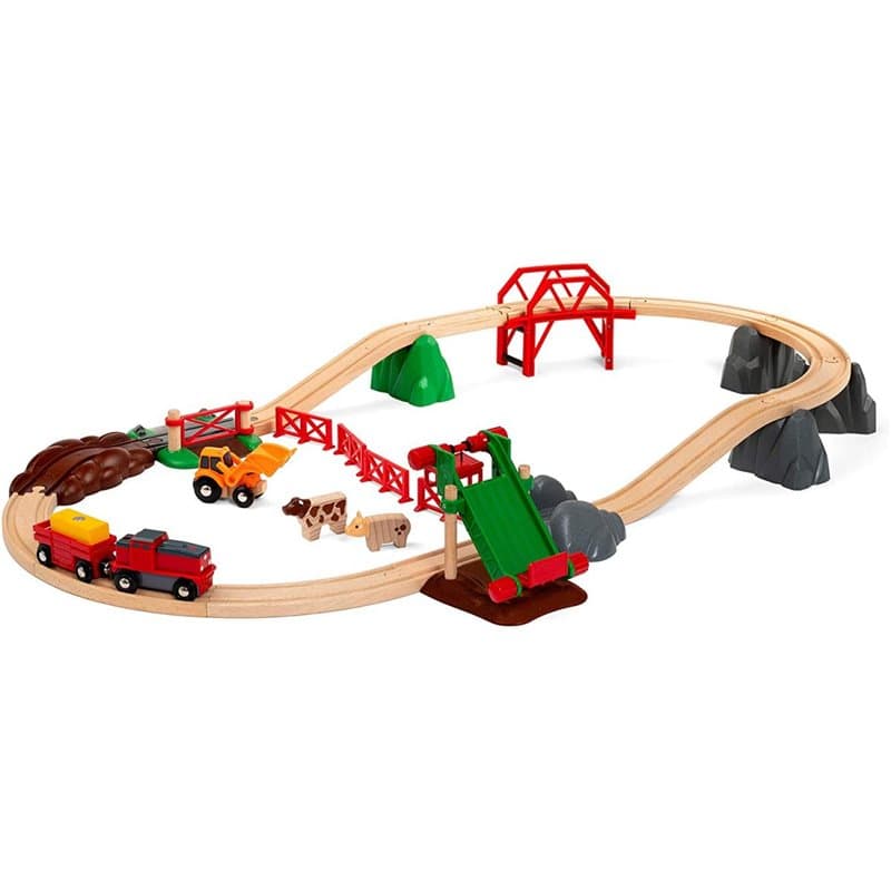 Brio 33984 Le circuit de la ferme et locomotive a pile - Image 1