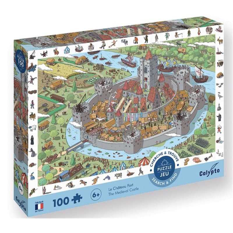 Puzzle 100 pieces chateau fort - sentosphere - Image 1