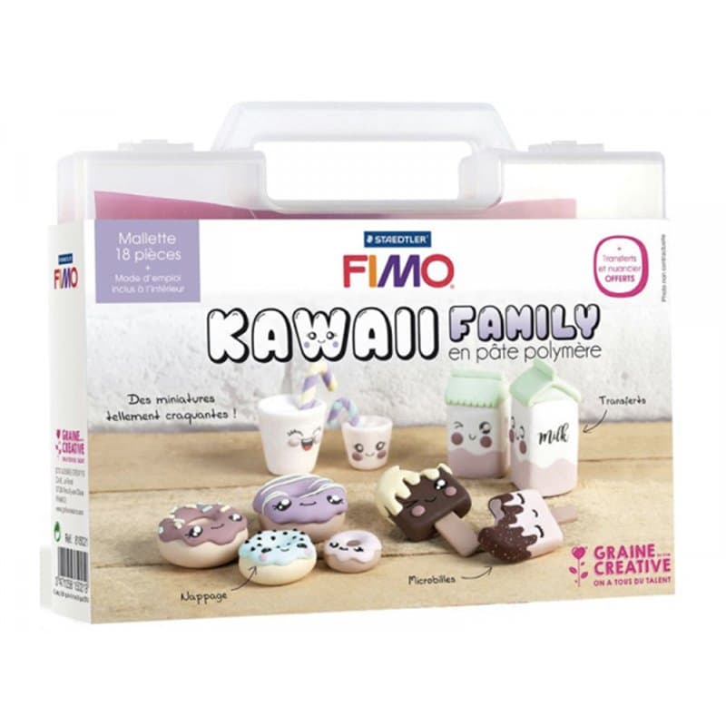 Fimo Malette Kawaii Family - Image 1