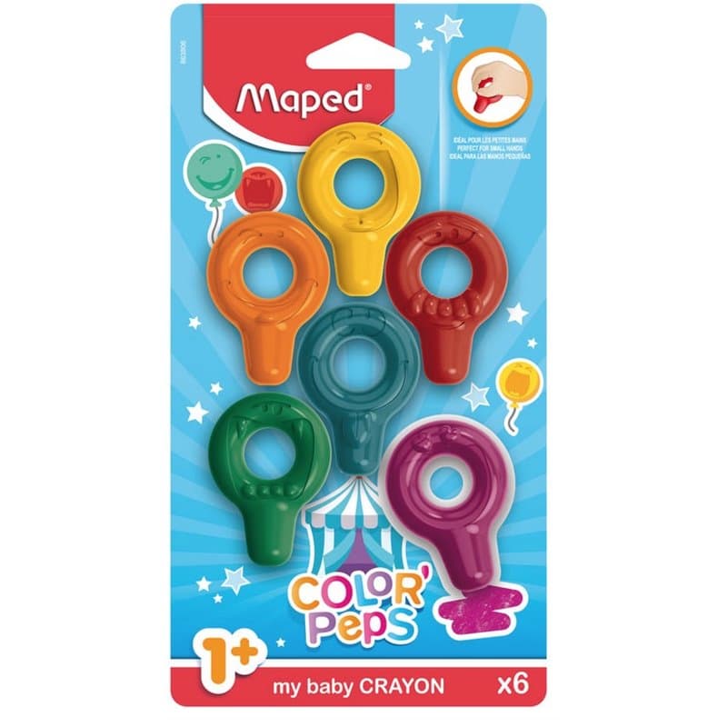 boite de 6 crayons pour bebe - Image 1